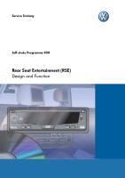 VW - SSP 408 Rear Seat Entertainment  RSE 